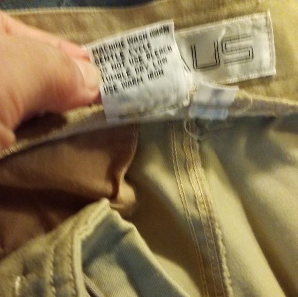 Ultra High Waisted Pants Vtg Academia corset Khaki Pleat Front Cotton pants 6 - Picture 12 of 12